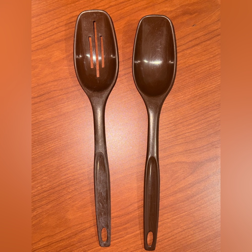 Vintage Foley Nylon Kitchen Utensil Set 11" Cooking Serving Slotted Solid A027